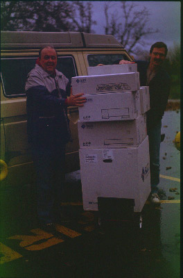 loading the equipment (2) - November 1992
