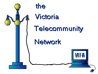 Bob Coulson enhanced VIFA/Free-Net logo, 1994